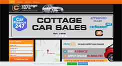 Desktop Screenshot of cottage-cars.co.uk